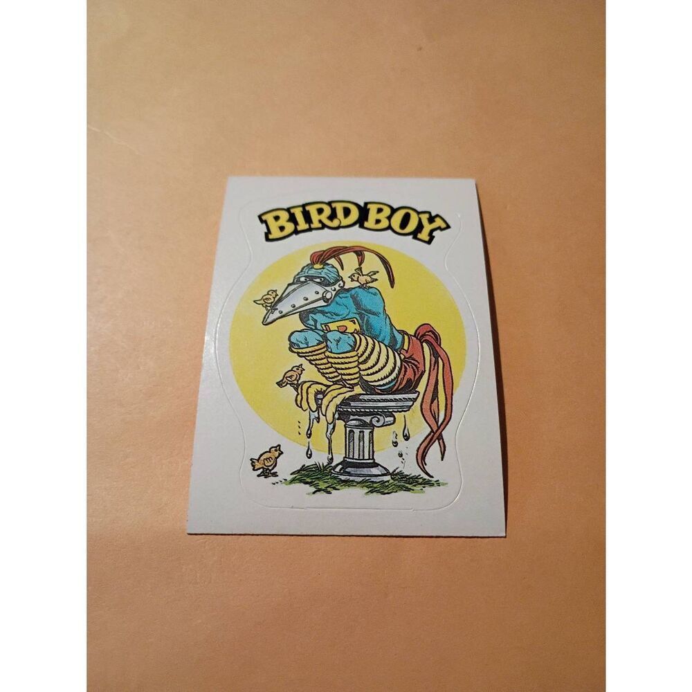 1983 General Mills Zero Hero Trading Card Sticker Vintage #64 Bird Boy
